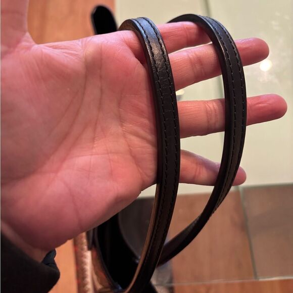 GIVENCHY Black Red & Blue White Scarf Print PVC Leather Tote Bag w inside bag - Picture 13 of 16